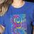 Tie Dye 8th Grade Typography Team Eighth Grade Teacher Women's Heather T-Shirt Heather True Royal Tie Dye 8th Grade Typography Team Eighth Grade Teacher Women's Heather T-Shirt Heather True Royal