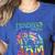 Tie Dye Teaching Social Studies Is My Jam Sunglasses Teacher Women's Heather T-Shirt Heather True Royal Tie Dye Teaching Social Studies Is My Jam Sunglasses Teacher Women's Heather T-Shirt Heather True Royal