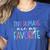 Tiny Humans Are My Favorite Daycare Provider Teacher Daycare Women's Heather T-Shirt Heather True Royal