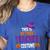 Tired Teacher Costume For Halloween Teachers Women's Heather T-Shirt Heather True Royal