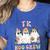 TK Boo Crew Retro Groovy Halloween Floral Ghost TK Teacher Women's Heather T-Shirt Heather True Royal TK Boo Crew Retro Groovy Halloween Floral Ghost TK Teacher Women's Heather T-Shirt Heather True Royal