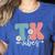TK Vibes Back To School Teachers Students TK Team Women's Heather T-Shirt Heather True Royal TK Vibes Back To School Teachers Students TK Team Women's Heather T-Shirt Heather True Royal