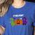 TOD Itinerant Teacher Of The Deaf Halloween ASL Interpreters Women's Heather T-Shirt Heather True Royal TOD Itinerant Teacher Of The Deaf Halloween ASL Interpreters Women's Heather T-Shirt Heather True Royal