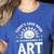 Today’s Good Mood Is Sponsored By Art Teacher Sun Tee Women's Heather T-Shirt Heather True Royal