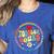 Toddler Squad Pre-K Teacher Pre School Back To School Women's Heather T-Shirt Heather True Royal