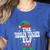 The Toddler Teacher Elf Christmas Matching Family Women's Heather T-Shirt Heather True Royal The Toddler Teacher Elf Christmas Matching Family Women's Heather T-Shirt Heather True Royal