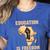 History Education Is Freedom African Map Black Teacher Women's Heather T-Shirt Heather True Royal