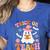 Trick Or Teach Cute Floral Ghost Teacher Halloween Costume Women's Heather T-Shirt Heather True Royal