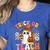 Trick Or Teach Cute Ghost Coffee Pumpkins Halloween Teacher Women's Heather T-Shirt Heather True Royal Trick Or Teach Cute Ghost Coffee Pumpkins Halloween Teacher Women's Heather T-Shirt Heather True Royal