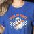 Trick Or Teach Groovy Retro Ghost Halloween Teacher Kids Women's Heather T-Shirt Heather True Royal Trick Or Teach Groovy Retro Ghost Halloween Teacher Kids Women's Heather T-Shirt Heather True Royal