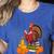 Turkey Reading Books Fall Thanksgiving Teacher Book Women's Heather T-Shirt Heather True Royal Turkey Reading Books Fall Thanksgiving Teacher Book Women's Heather T-Shirt Heather True Royal