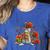 Turkey Reading Books Fall Thanksgiving Teacher Librarian Women's Heather T-Shirt Heather True Royal Turkey Reading Books Fall Thanksgiving Teacher Librarian Women's Heather T-Shirt Heather True Royal