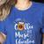 I Turn Coffee Into Music Education Music Teacher Women's Heather T-Shirt Heather True Royal