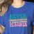 Never Underestimate A Public School Teacher Groovy Women Women's Heather T-Shirt Heather True Royal
