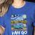 Van Go Retro Vanlife Art Teacher Women's Heather T-Shirt Heather True Royal
