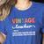 Vintage Teacher Knows More Than She Says Outfit Definition Women's Heather T-Shirt Heather True Royal