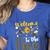 Welcome To The Hive Bee Teacher Back To School Women's Heather T-Shirt Heather True Royal