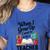 When I Grow Up I Want To Be Teacher Kids Women's Heather T-Shirt Heather True Royal When I Grow Up I Want To Be Teacher Kids Women's Heather T-Shirt Heather True Royal