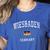 Wiesbaden Germany Vintage Athletic Sports Women's Heather T-Shirt Heather True Royal