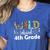 Wild About 4th Grade First Day Of School Teacher Student Women's Heather T-Shirt Heather True Royal Wild About 4th Grade First Day Of School Teacher Student Women's Heather T-Shirt Heather True Royal