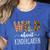 Wild About Kindergarten Teacher Leopard Print Women's Heather T-Shirt Heather True Royal Wild About Kindergarten Teacher Leopard Print Women's Heather T-Shirt Heather True Royal
