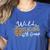 Wild About Teaching School Crew 4th Grade Teacher Squad Women's Heather T-Shirt Heather True Royal Wild About Teaching School Crew 4th Grade Teacher Squad Women's Heather T-Shirt Heather True Royal