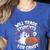 Will Trade Students For Candy Halloween Teacher Women's Heather T-Shirt Heather True Royal