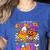 Will Trade Students For Candy Teacher Halloween Women's Heather T-Shirt Heather True Royal