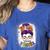 Witchy Teacher Halloween Messy Bun Teacher Bleached Women's Heather T-Shirt Heather True Royal Witchy Teacher Halloween Messy Bun Teacher Bleached Women's Heather T-Shirt Heather True Royal