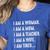 Woman Mom Teacher Wife TIRED T Shirt Cute Mom Teacher Shirts Women's Heather T-Shirt Heather True Royal