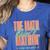 Women The Math Ain't Mathin Show Your Work Math Teacher Women's Heather T-Shirt Heather True Royal Women The Math Ain't Mathin Show Your Work Math Teacher Women's Heather T-Shirt Heather True Royal
