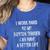 I Work Hard So My Boston Terrier Can Have A Better Life Women's Heather T-Shirt Heather True Royal