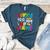 100th Day Of School Teachers Kids Girls Child Happy 100 Days Women's Heather T-Shirt Heather Deep Teal
