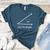 Acute Angle Cute Math Teacher Women's Heather T-Shirt Heather Deep Teal