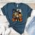 Aesthetic Halloween Boston Terrier Dog Witch Pumpkin For Men Women Kids Women's Heather T-Shirt Heather Deep Teal