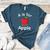 A Is For Apple Toddler Kindergarten Preschool Teacher Women's Heather T-Shirt Heather Deep Teal