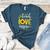 Back To School Teach Love And Inspire Teacher Sunflower Women's Heather T-Shirt Heather Deep Teal