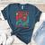 Boho Flower ESL Teacher Kindness Comes In Many Languages Women's Heather T-Shirt Heather Deep Teal