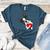 Boston Terrier Bostie Dog Kids Women Girls Women's Heather T-Shirt Heather Deep Teal