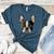 Boston Terrier Cute Puppy Face Dog Lover Pet Owner Women's Heather T-Shirt Heather Deep Teal