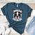 Boston Terrier Dad Father’s Day Dog Dad Men’s Women's Heather T-Shirt Heather Deep Teal