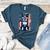 Boston Terrier Dog American USA US Flag Pets Vintage Outfit Women's Heather T-Shirt Heather Deep Teal