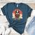 Boston Terrier Dog Japanese Style Samurai Dogs Women's Heather T-Shirt Heather Deep Teal