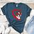 Boston Terrier Dog Mom Dad Valentine’s Day Pet Lover For Men Women Kids Women's Heather T-Shirt Heather Deep Teal