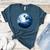 Boston Terrier Dog Moon Dog Mom Dad Women Men Dog Lovers Women's Heather T-Shirt Heather Deep Teal