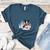 Boston Terrier In The Snow Merry Christmas Winter Women's Heather T-Shirt Heather Deep Teal