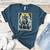 Boston Terrier Tarot Card Dog Women's Heather T-Shirt Heather Deep Teal