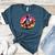 Boston Terrier Wearing A Cowboy Hat On T-Rex Women's Heather T-Shirt Heather Deep Teal