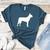 Boston Terrier Women's Heather T-Shirt Heather Deep Teal