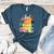 Broken Crayons Still Color Cat Teacher Women's Heather T-Shirt Heather Deep Teal